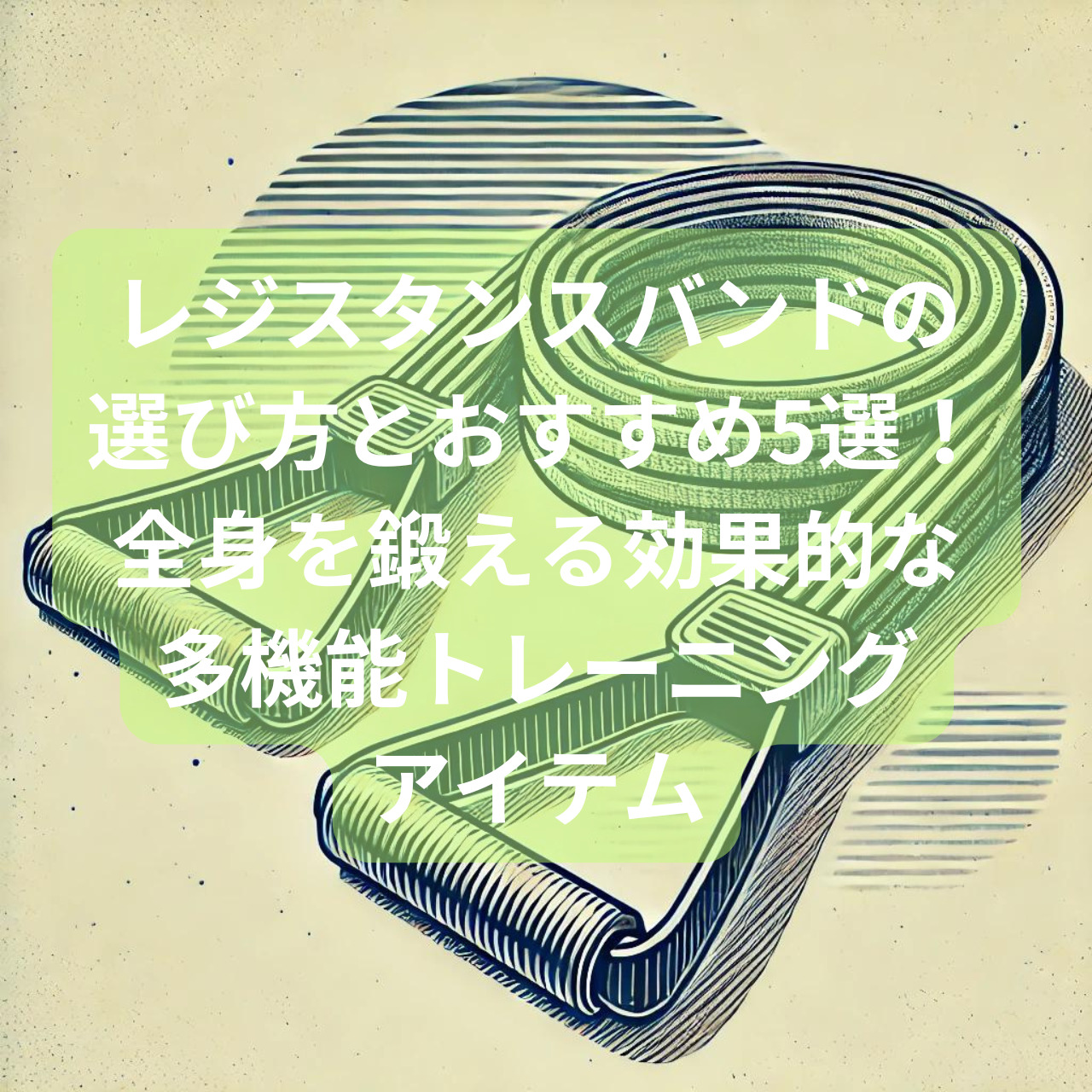 レジスタンスバンドの選び方とおすすめ5選！全身を効率的に鍛えられる多機能トレーニングアイテム | YB Blog