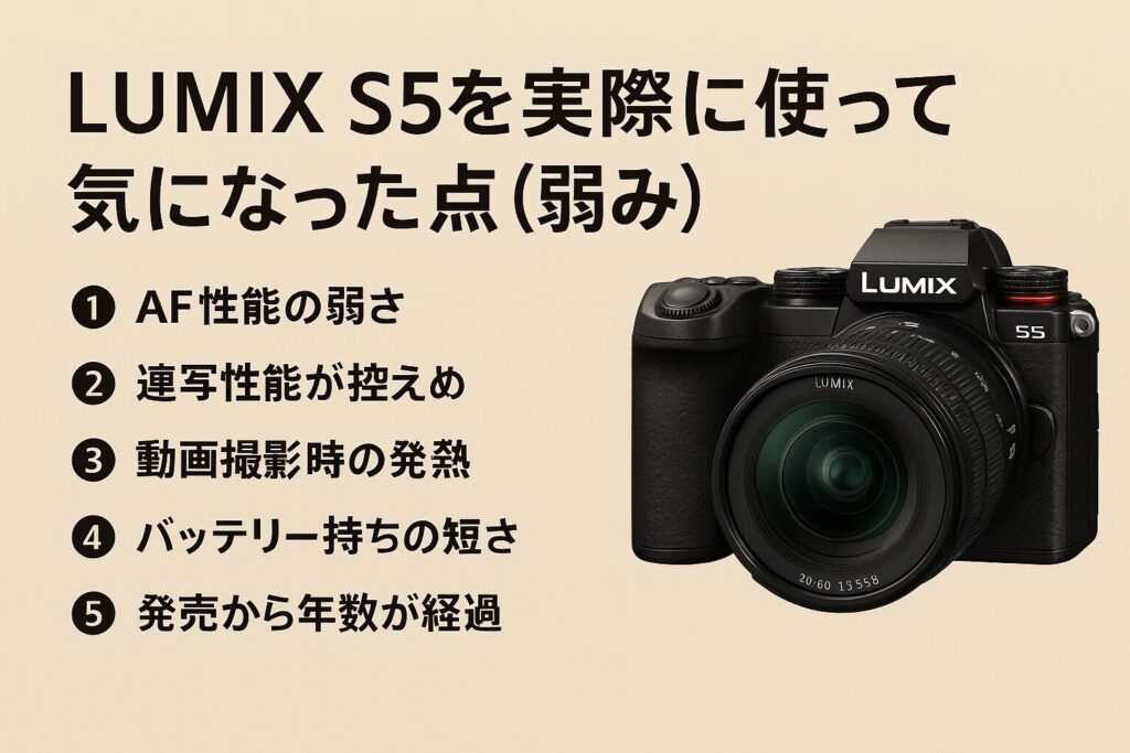 LUMIX S5は後悔