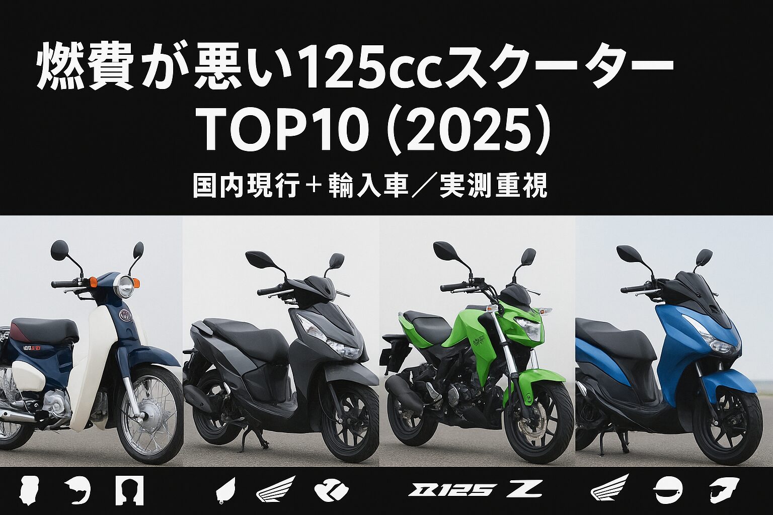 国内現行125ccスクーター燃費ワーストランキング