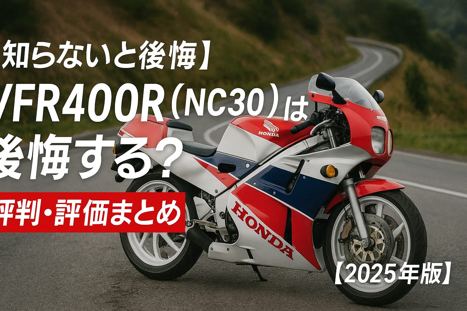 【知らないと後悔】Honda VFR400R（NC30）は後悔する？評判・評価まとめ｜V4エンジン＆プロアームの名機【2025年版】