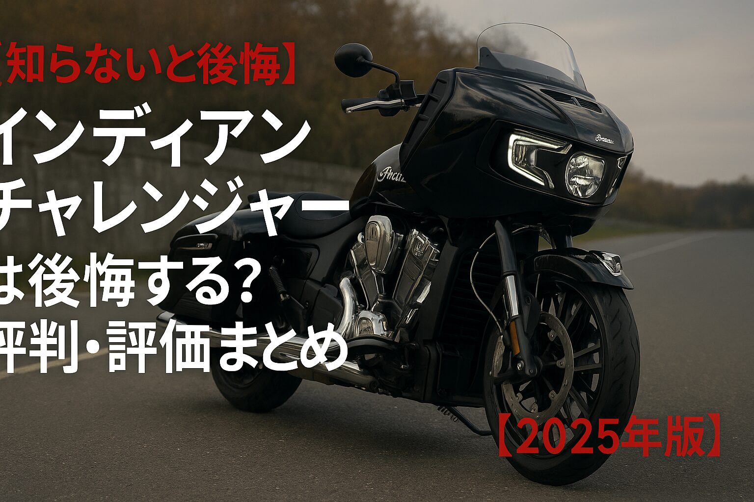 【知らないと後悔】インディアン チャレンジャー は後悔する？評判・評価まとめ｜パワフルさと快適性を兼ね備えたアメリカンツアラー【2025年版】