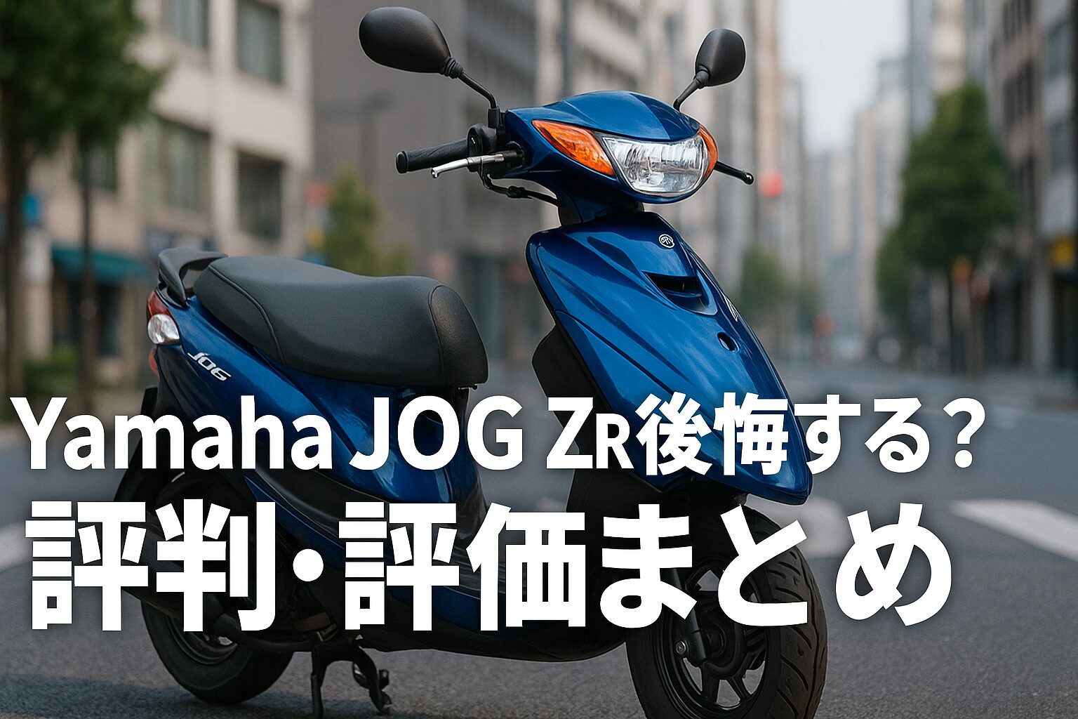 【知らないと後悔！】Yamaha JOG ZRは後悔する？評判・評価まとめ｜スポーティスクーターの実力と注意点【2025年最新版】