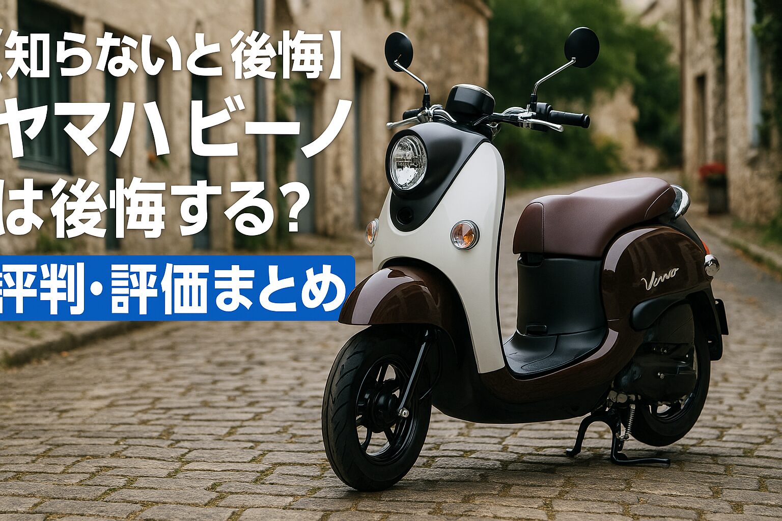 【知らないと後悔】ヤマハ ビーノは後悔する？評判・評価まとめ｜レトロデザイン×実用性で人気の原付【2025年版】