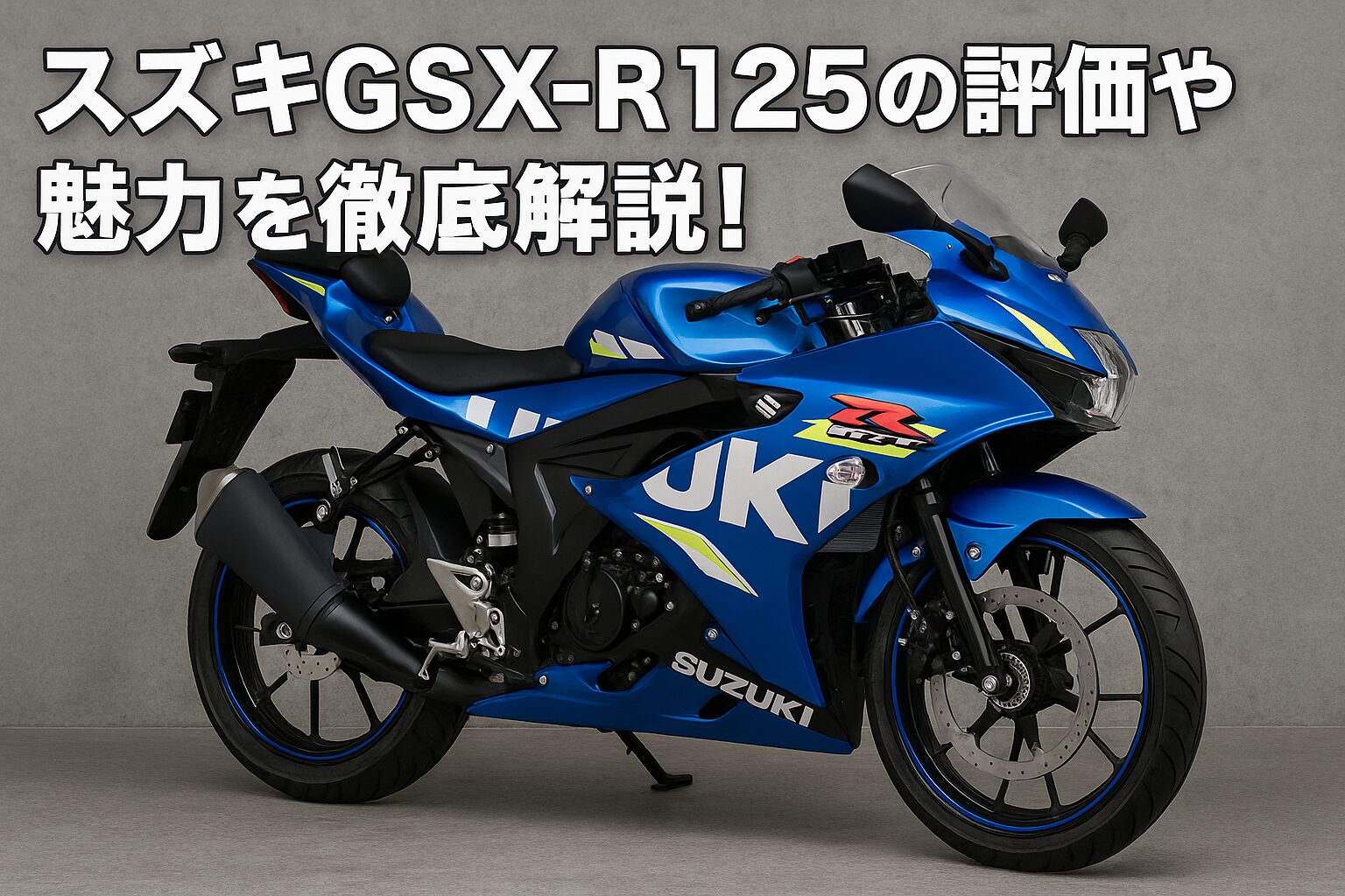 Suzuki GSX-R125の魅力と後悔しない選び方