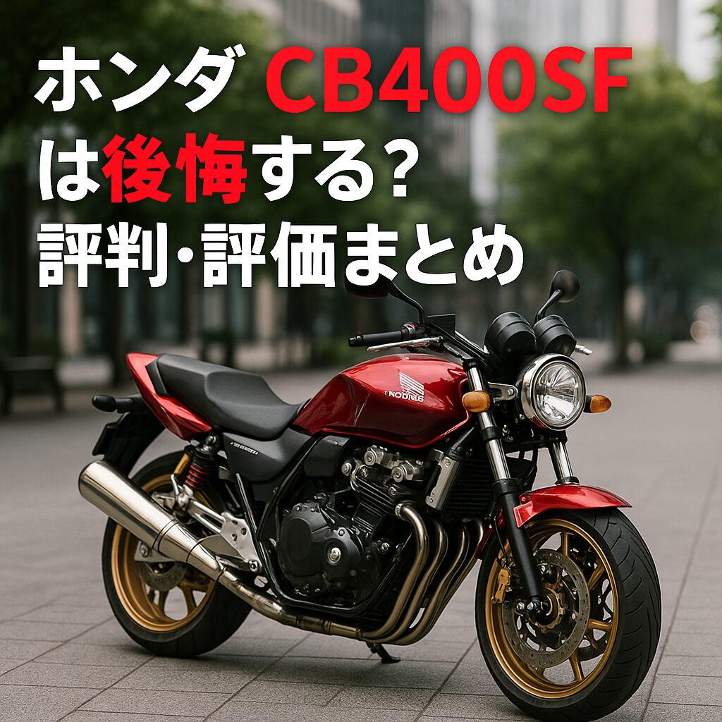 【知らないと後悔】ホンダ CB400SF（最終型）は後悔する？評判・評価まとめ｜400ccネイキッドの王道が見せる熟成の深さ【2025年版】