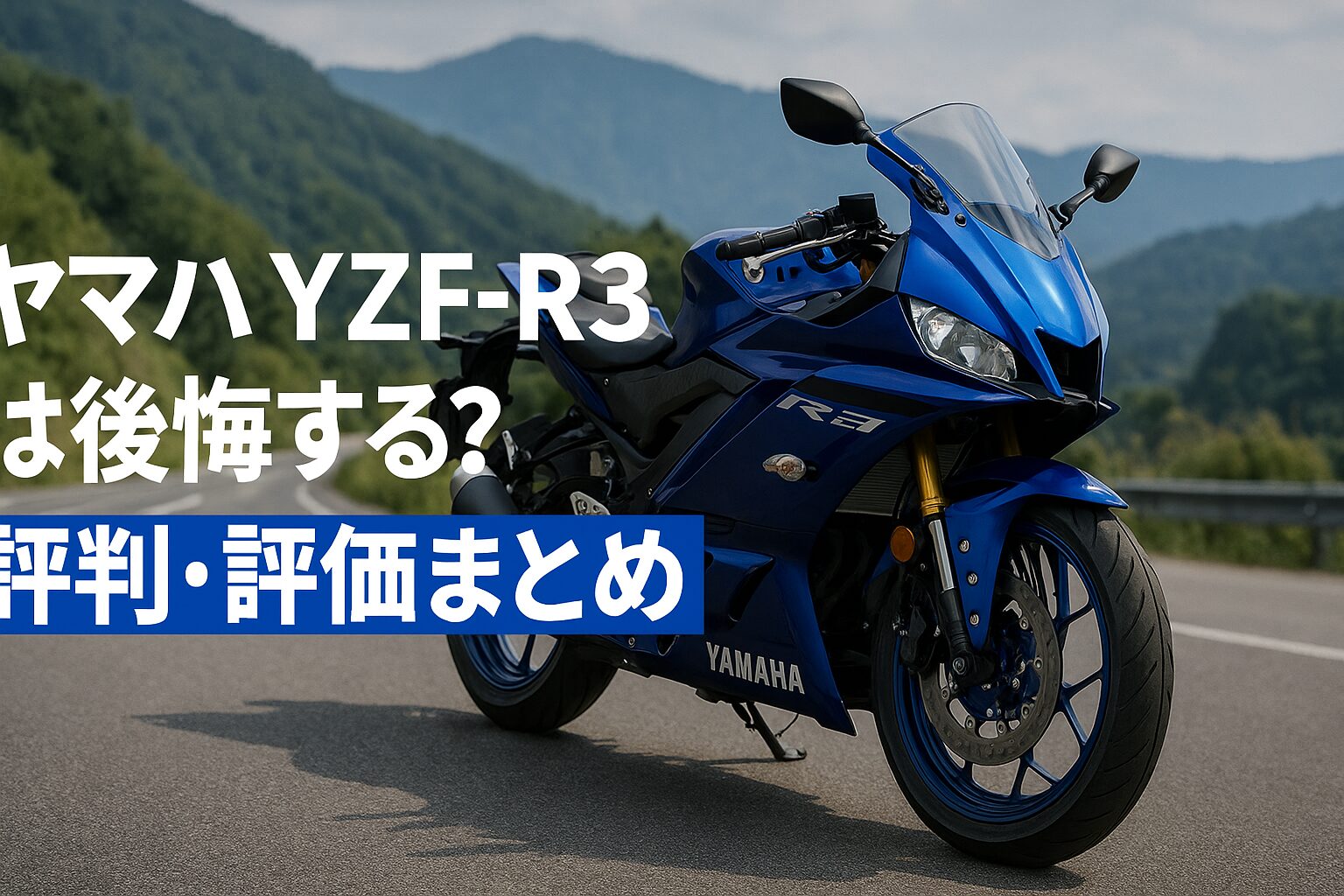 【知らないと後悔】ヤマハ YZF-R3は後悔する？評判・評価まとめ｜軽量フルカウルで扱いやすさとスポーツ性を両立【2025年版】