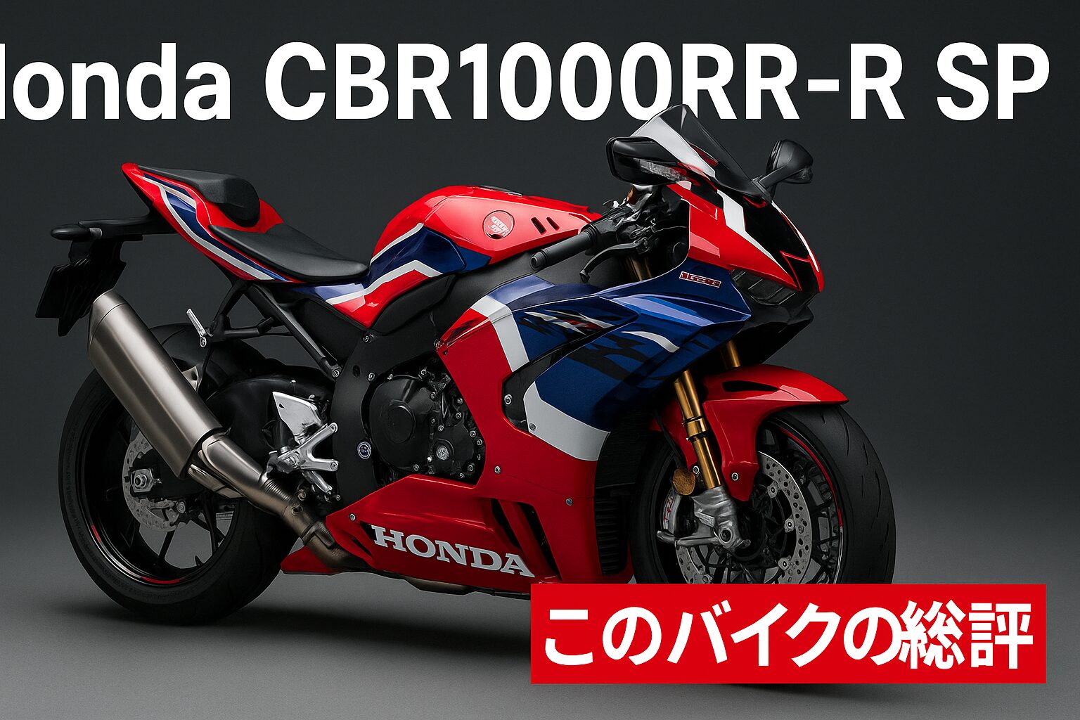 【知らないと後悔】Honda CBR1000RR-R SPは後悔する？評判・評価まとめ｜走りの純度とスペックの限界【2025年版】