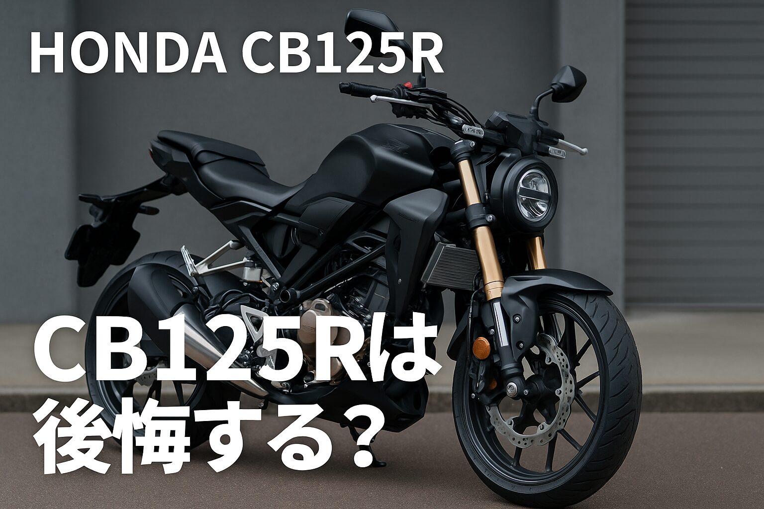 【2025年最新版】知らないと絶対に損！Honda CB125Rの魅力と後悔しない選び方｜ネオスポーツカフェ入門バイクの決定版