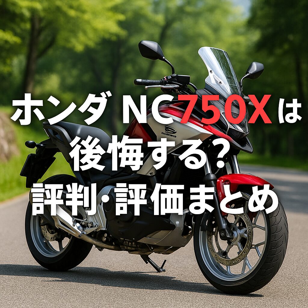 【知らないと後悔】Honda NC750Xは後悔する？評判・評価まとめ｜万能クロスオーバーの安心感と実用性【2025年版】