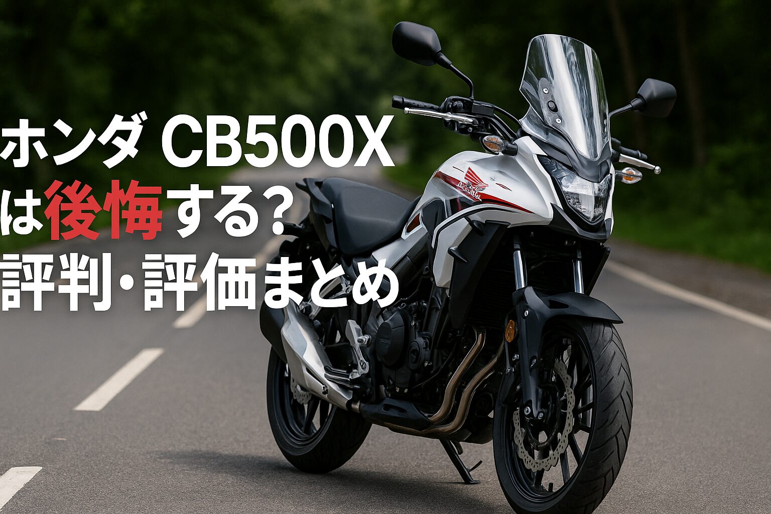 【知らないと後悔】ホンダ CB500Xは後悔する？評判・評価まとめ｜日常から冒険までこなす万能アドベンチャー【2025年版】