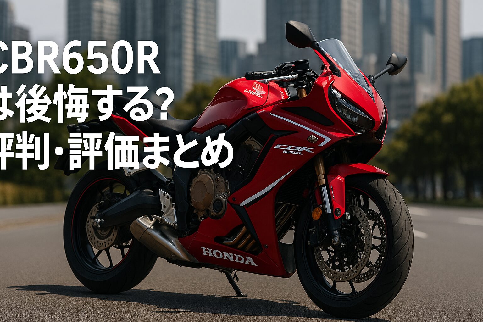 【知らないと後悔】Honda CBR650Rは後悔する？評判・評価まとめ｜スーパースポーツの万能機【2025年版】