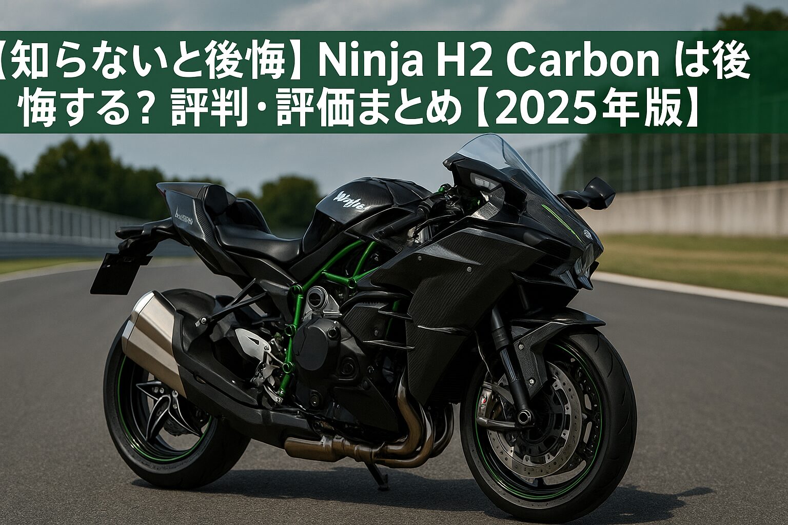 【知らないと後悔】Kawasaki Ninja H2 Carbonは後悔する？評判・評価まとめ｜究極のスーパースポーツ【2025年版】