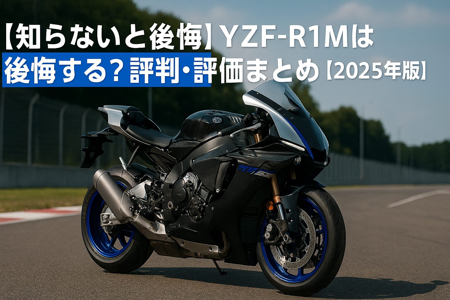 【知らないと後悔】Yamaha YZF-R1Mは後悔する？評判・評価まとめ｜サーキット直系の頂点【2025年版】