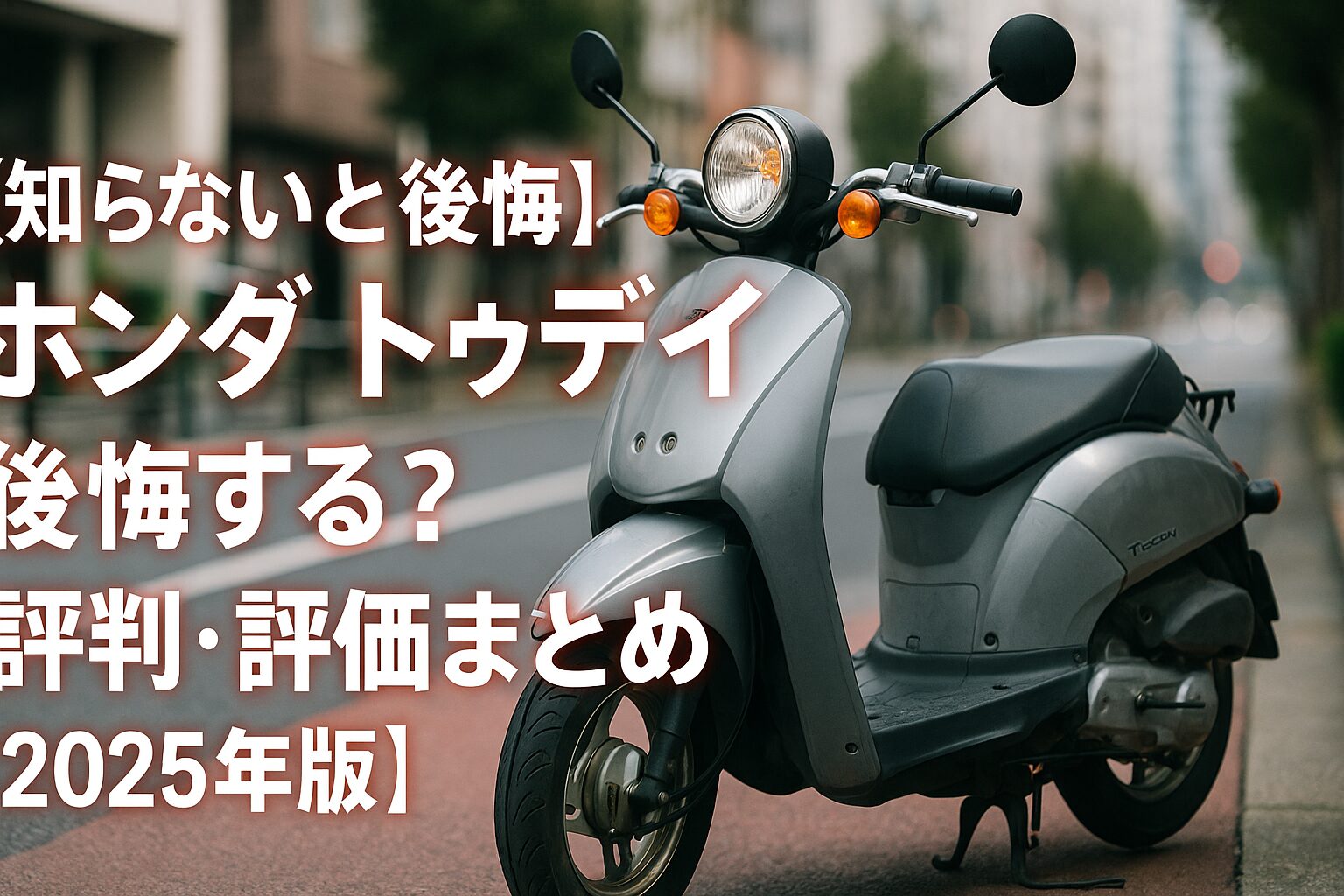【知らないと後悔】ホンダ トゥデイは後悔する？評判・評価まとめ｜原付スクーターの定番【2025年版】
