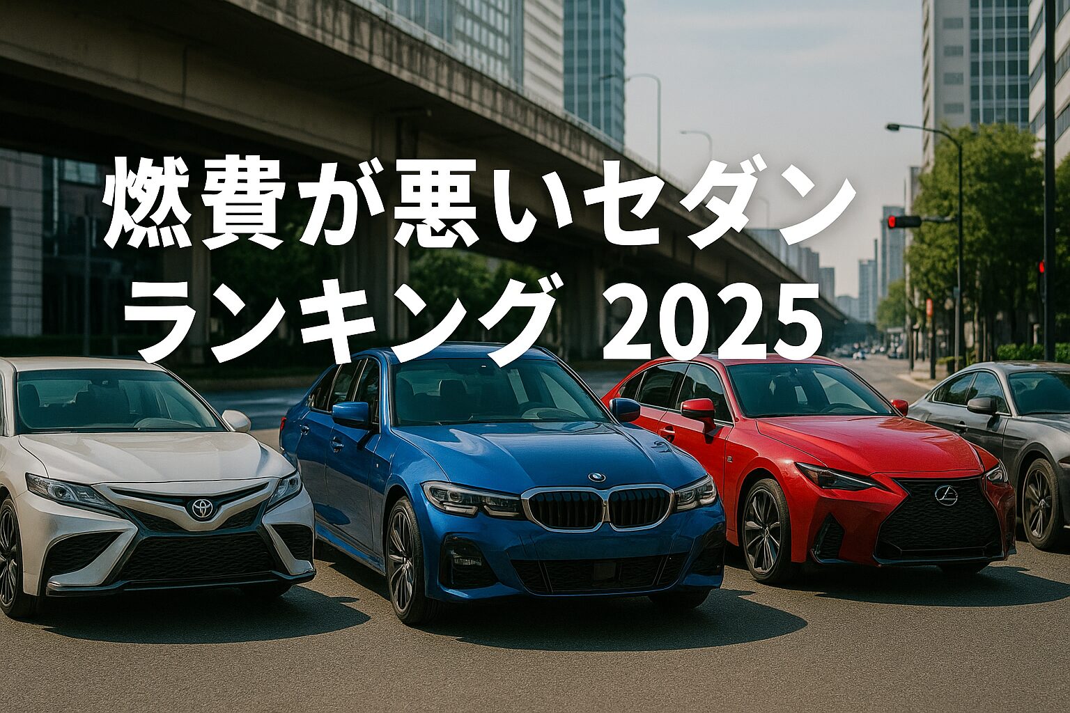 【知らないと後悔】燃費が悪いセダンランキングTOP10｜パワフルだけど維持費に注意【2025年版】