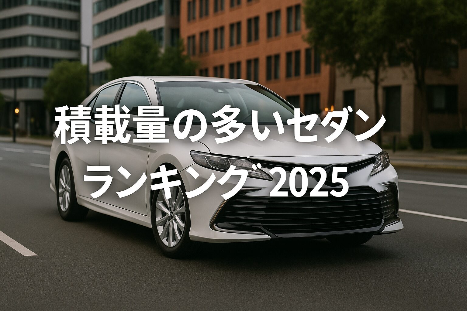 【知らないと後悔】現行販売中の積載量の多いセダンランキングTOP10｜荷物がしっかり入る快適セダン【2025年版】