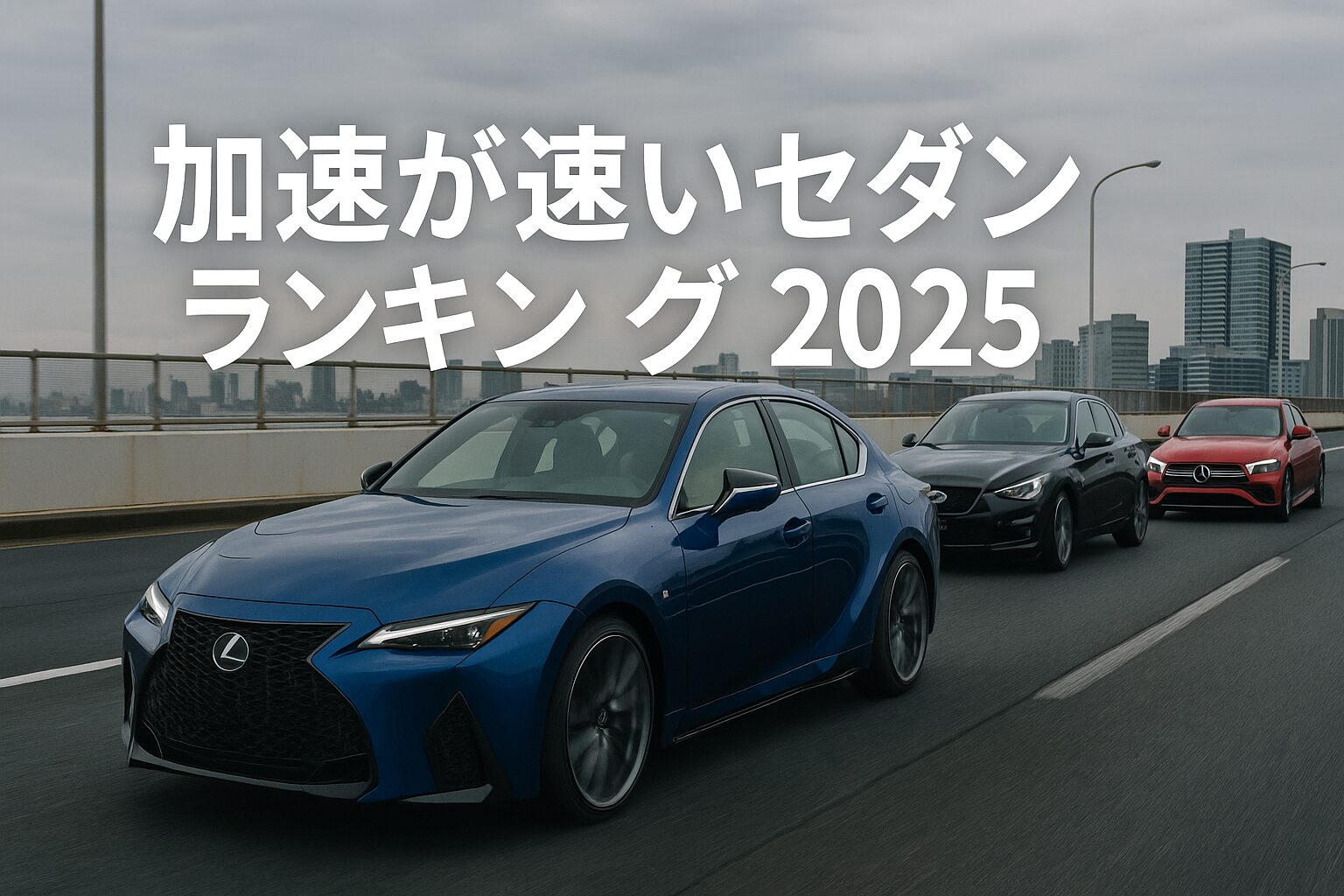 【知らないと後悔】加速が速いセダンランキングTOP10｜通勤も高速も一瞬で駆け抜ける爽快モデル【2025年版】