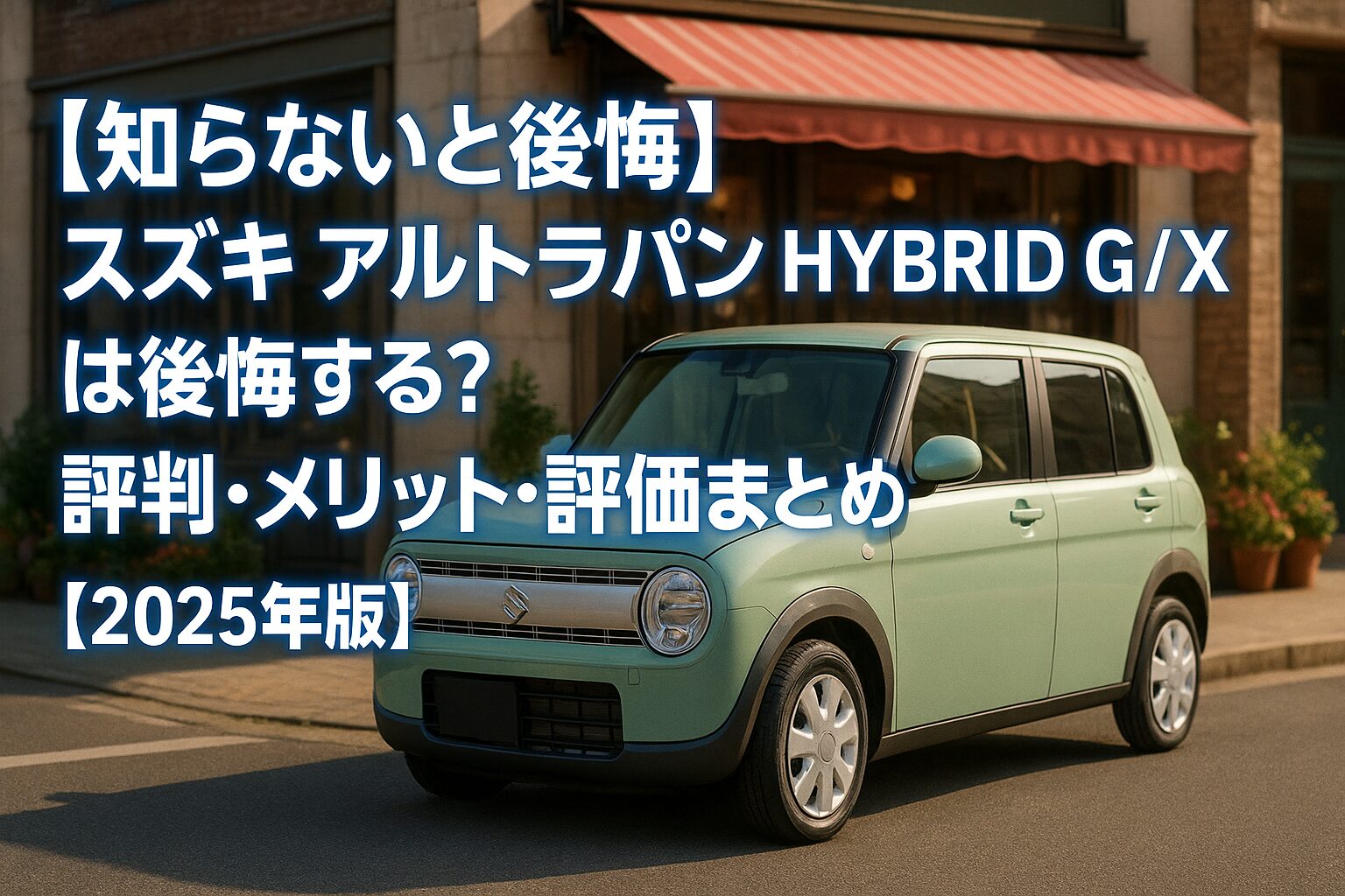 【知らないと後悔】スズキ アルトラパン HYBRID G／Xは後悔する？評判・メリット・評価まとめ｜レトロかわいい実用ハイブリッド【2025年版】