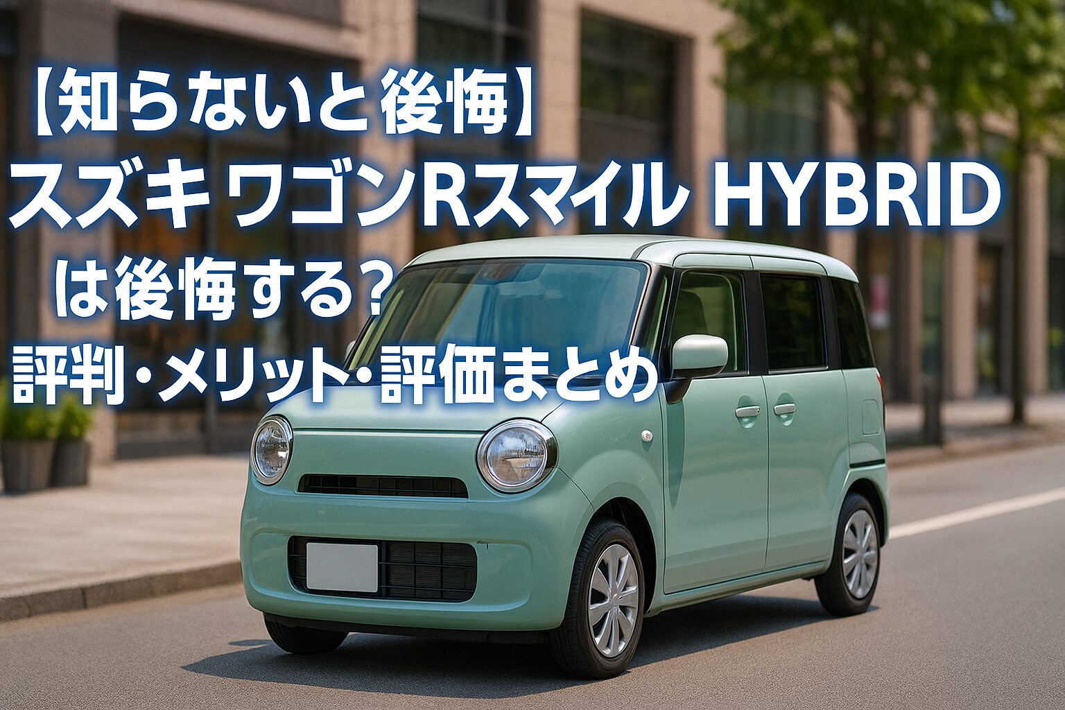【知らないと後悔】スズキ ワゴンRスマイル HYBRIDは後悔する？評判・メリット・評価まとめ｜“スライドドア×取り回し”の便利系軽【2025年版】