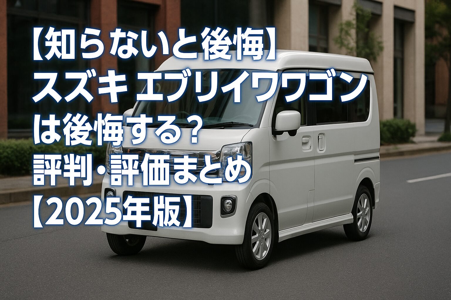 【知らないと後悔】スズキ エブリイワゴンは後悔する？評判・メリット・評価まとめ｜“大きく使えて小さく曲がる”軽1BOX【2025年版】