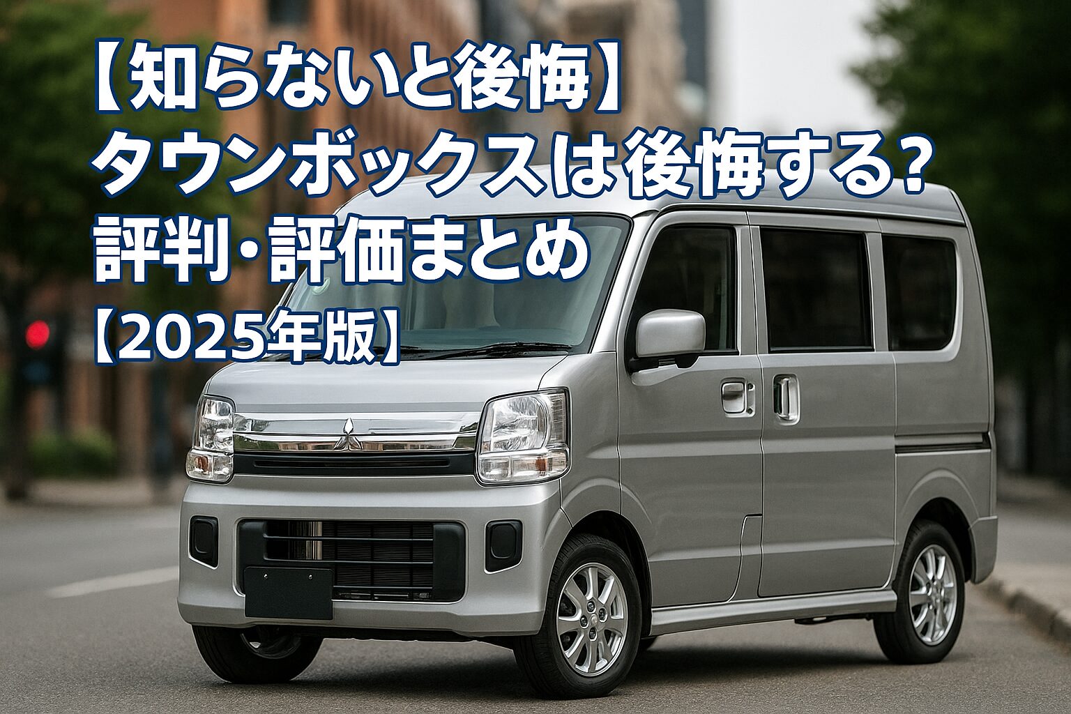 【知らないと後悔】三菱 タウンボックスは後悔する？評判・評価まとめ｜軽ワゴンの快適性と実用性を両立【2025年版】