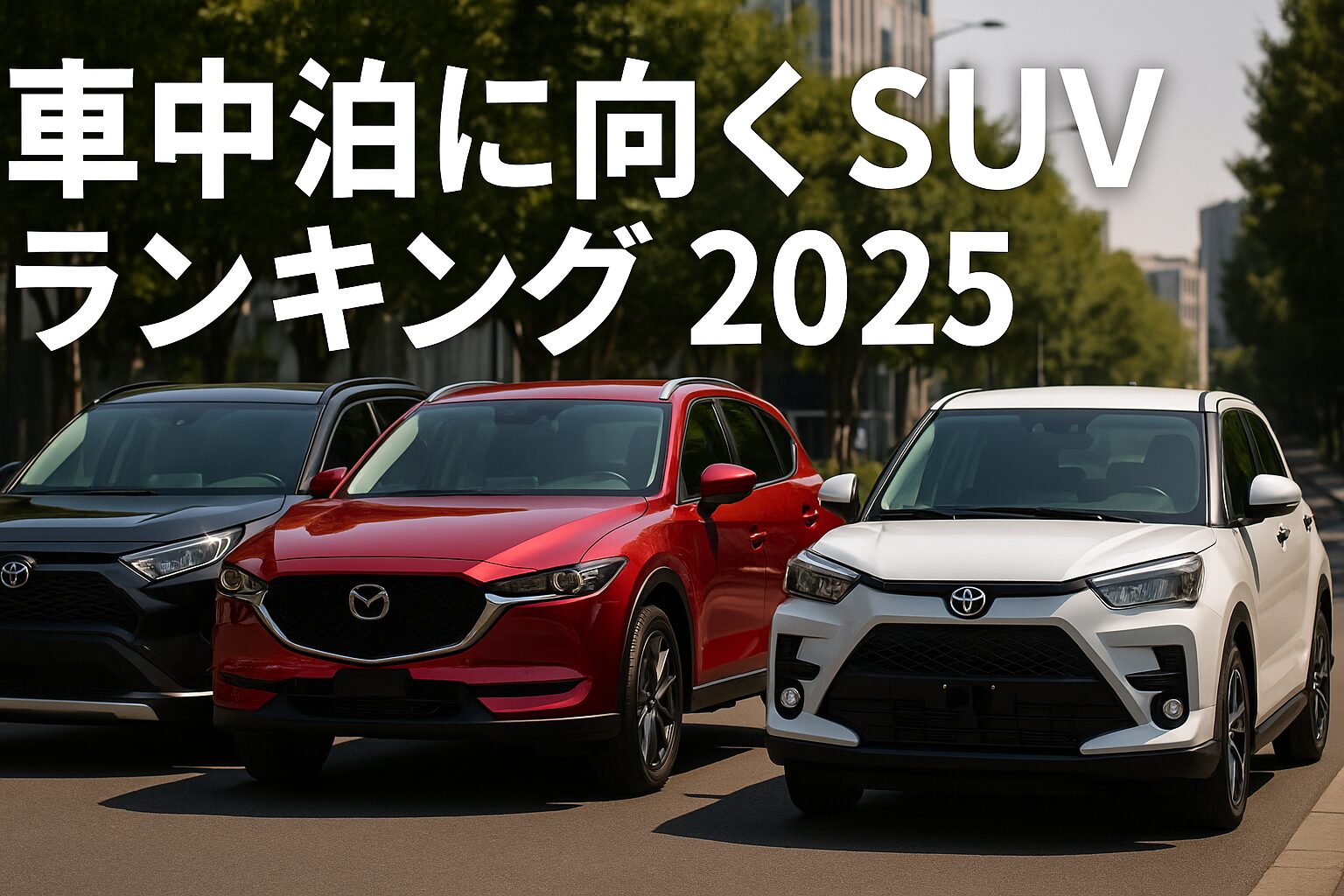 【知らないと後悔】車中泊に向くSUVランキングTOP10｜フルフラットで快適なおすすめモデル【2025年版】