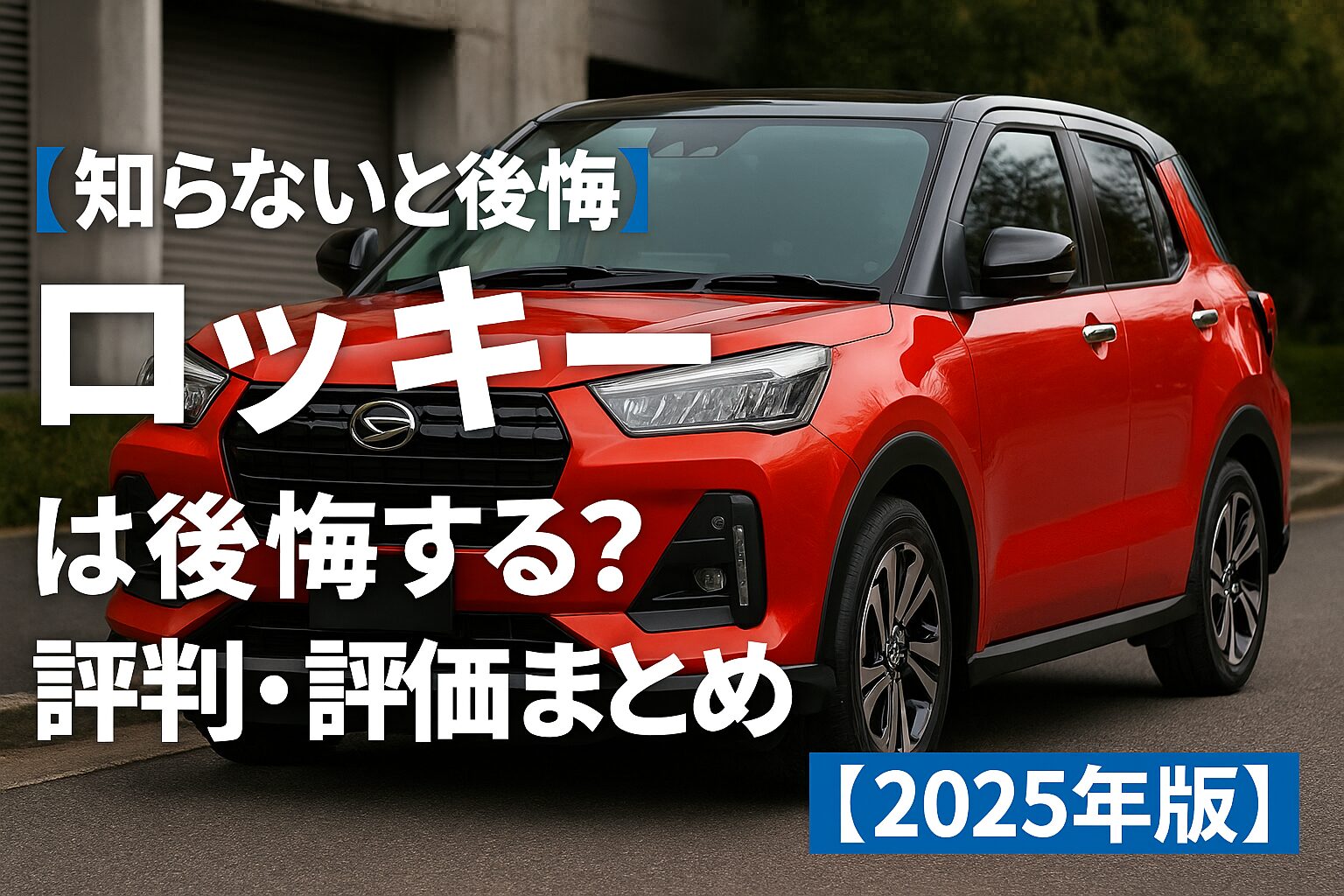 【知らないと後悔】ダイハツ ロッキーは後悔する？評判・評価まとめ｜軽快SUV×低燃費の新定番【2025年版】