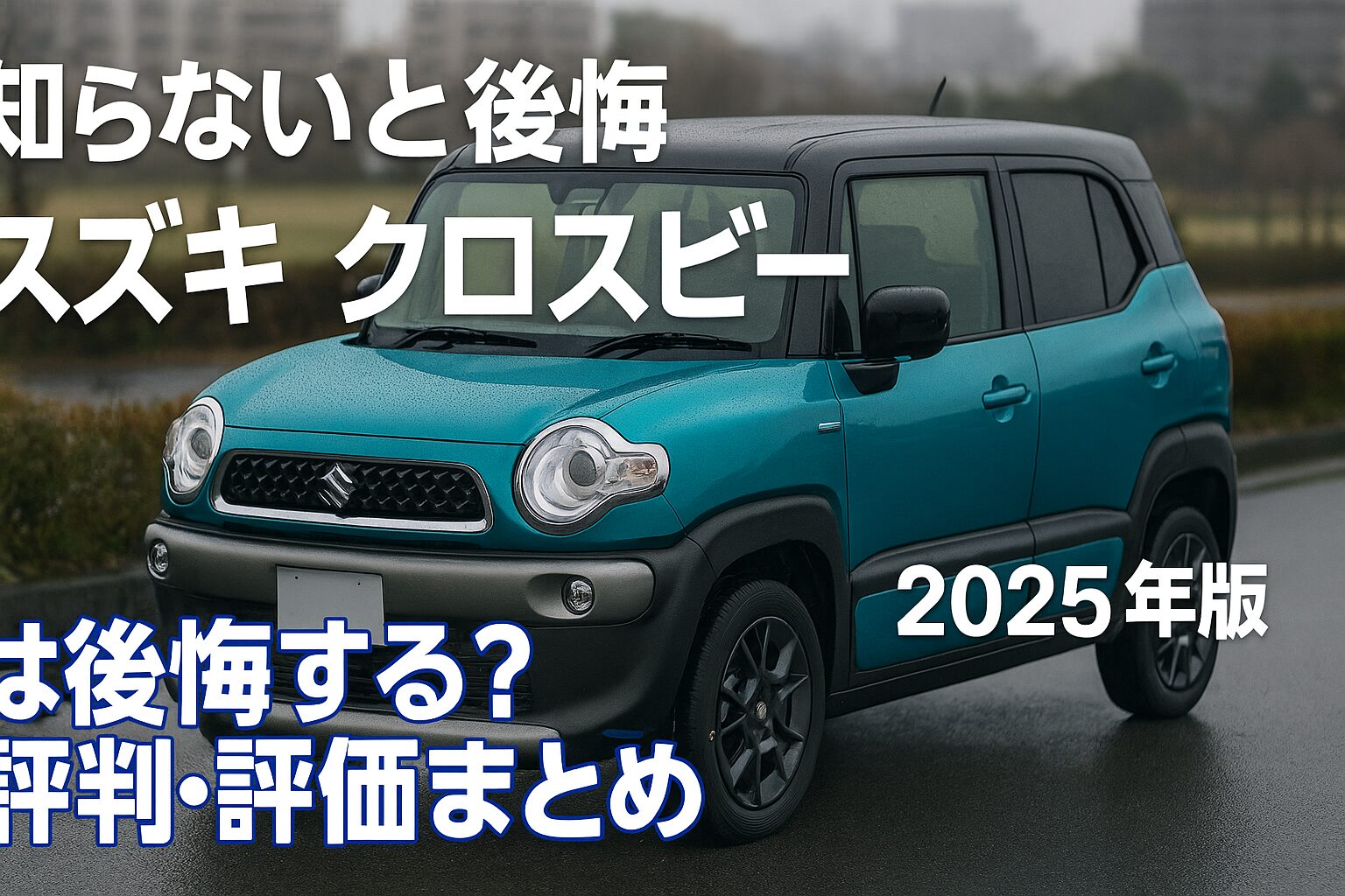 【知らないと後悔】スズキ クロスビーは後悔する？評判・評価まとめ｜コンパクトSUV×ハイブリッドの遊び心【2025年版】