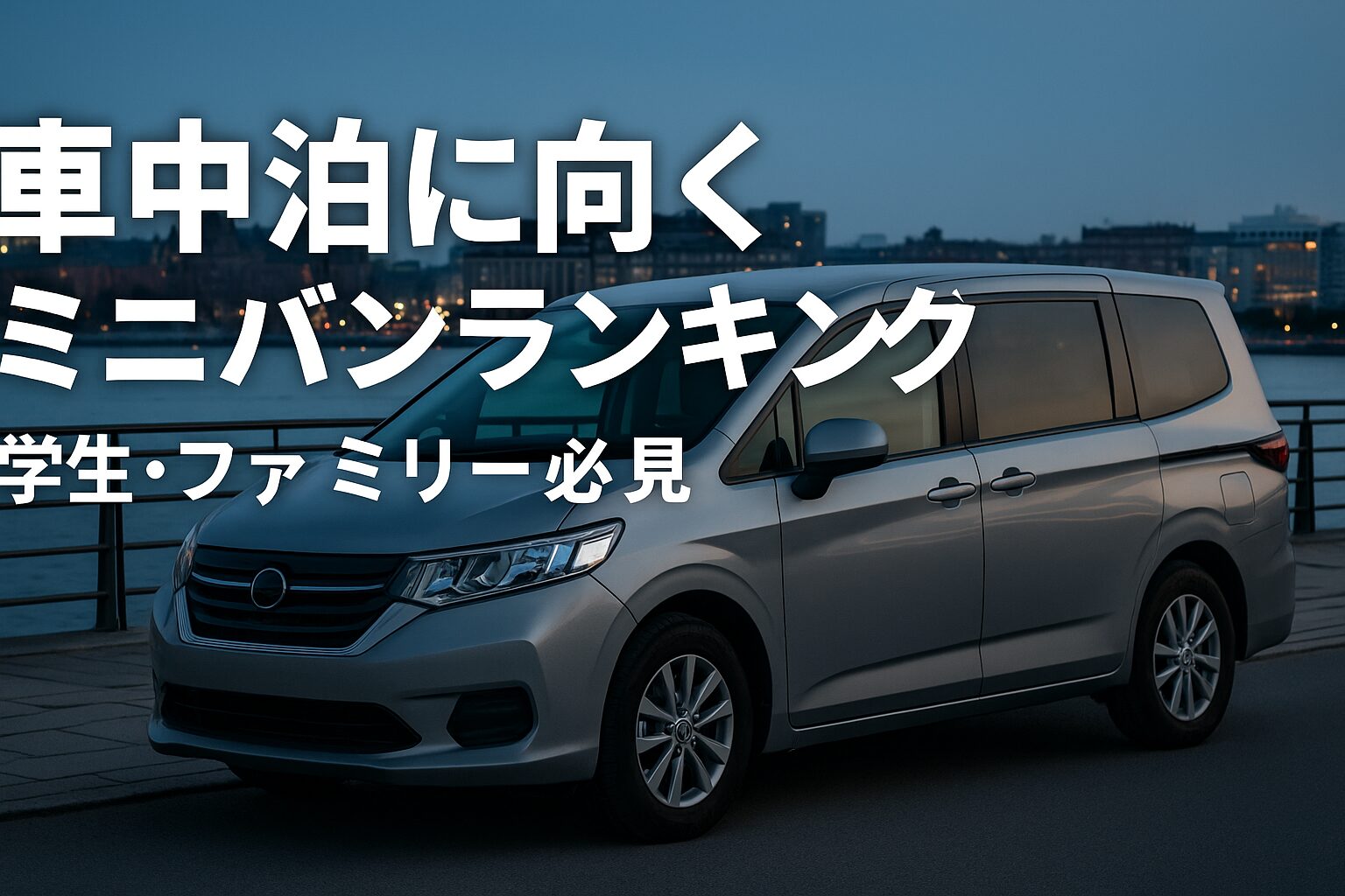 【家族・アウトドア必見】車中泊できるミニバンランキング｜広さ・床フラット・使いやすさで選ぶ