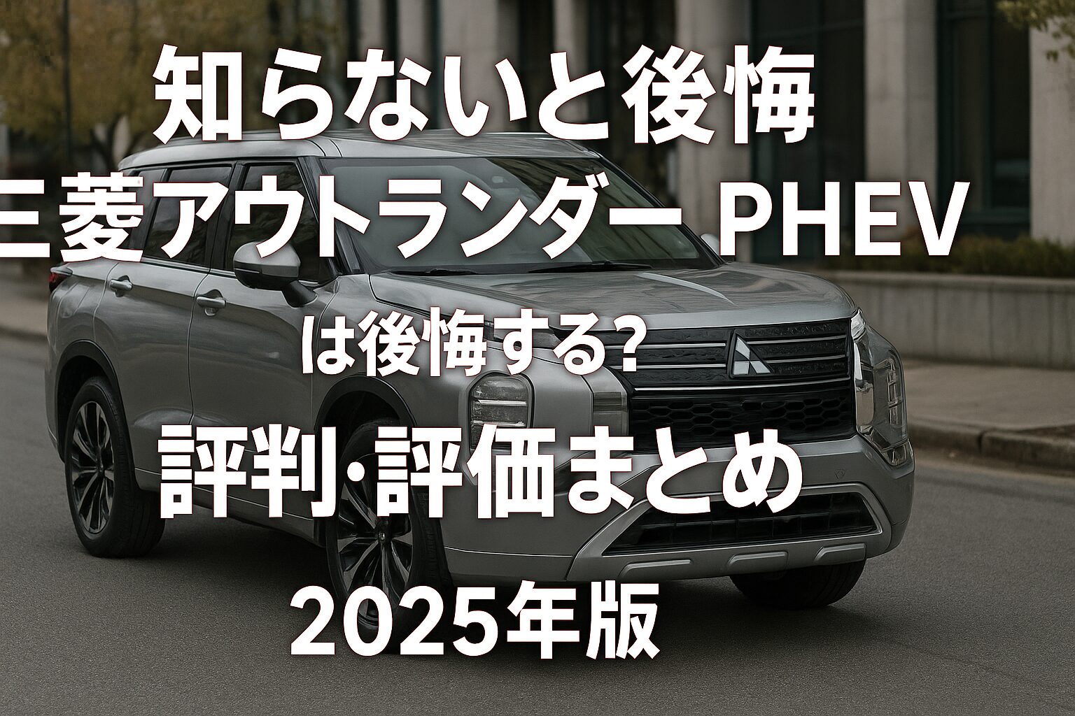 【2025年版】三菱 アウトランダーの評判は？後悔する人の共通点とゴルフバッグ何セット入るか徹底チェック！