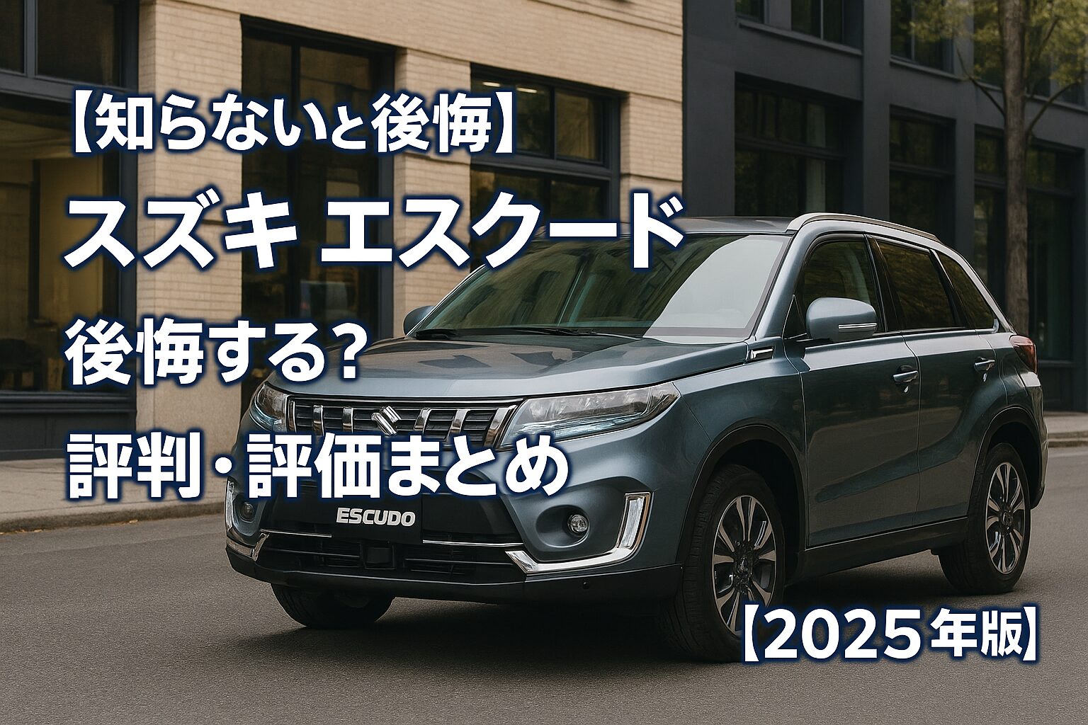 【2025年版】スズキ エスクードの評判は？後悔する人の共通点とゴルフバッグ何セット入るか徹底チェック！