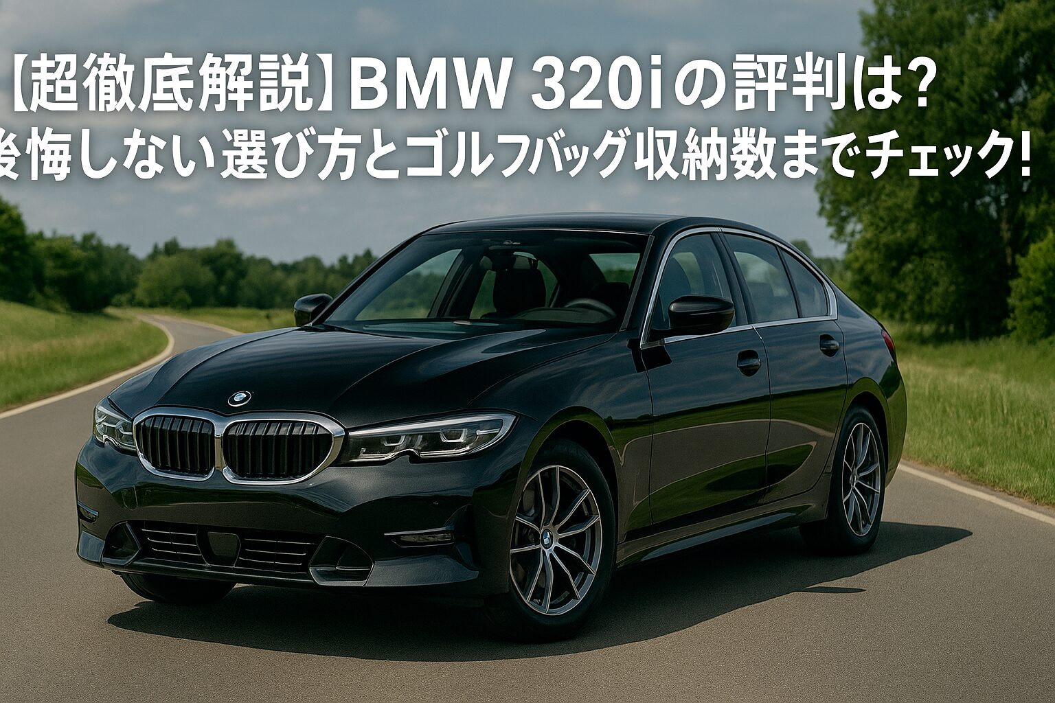 【超徹底解説】BMW 320iの評判は？後悔しない選び方とゴルフバッグ収納数までチェック！
