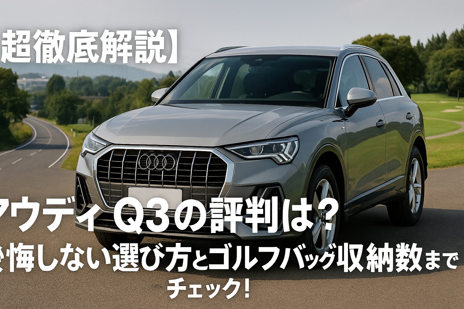 【超徹底解説】アウディ Q3の評判は？後悔しない選び方とゴルフバッグ収納数までチェック！