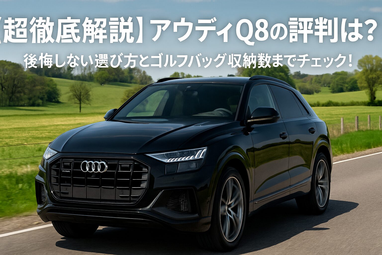【超徹底解説】アウディ Q8の評判は？後悔しない選び方とゴルフバッグ収納数までチェック！