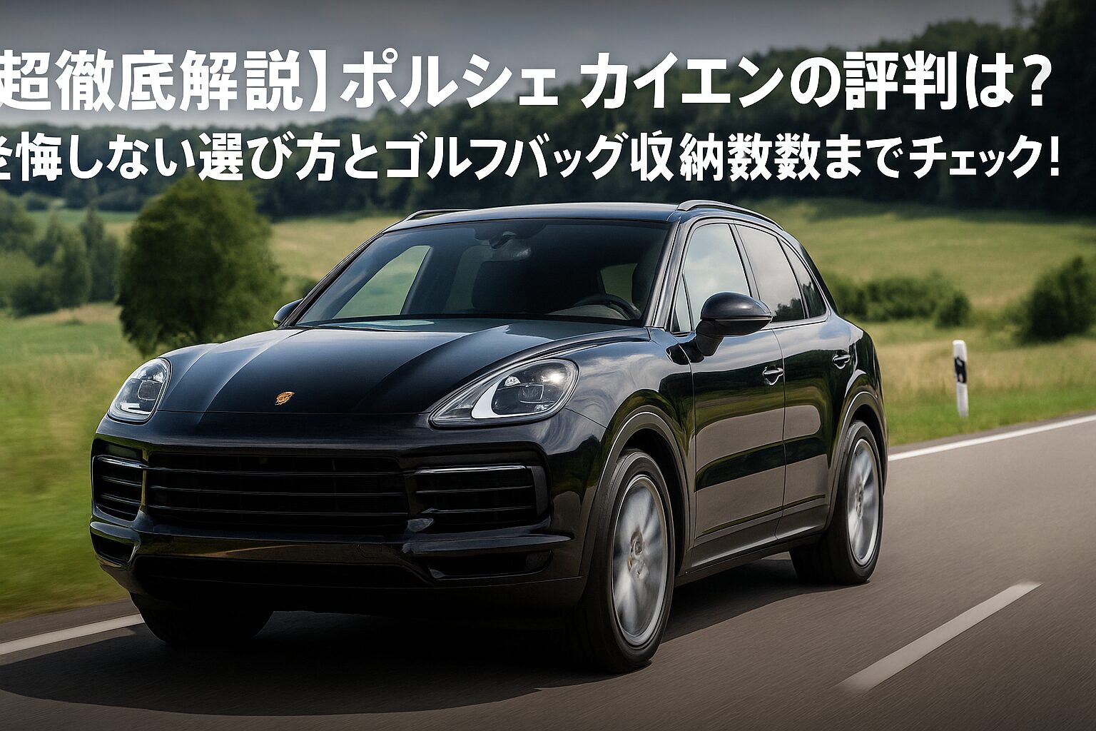 【超徹底解説】ポルシェ カイエンの評判は？後悔しない選び方とゴルフバッグ収納数までチェック！